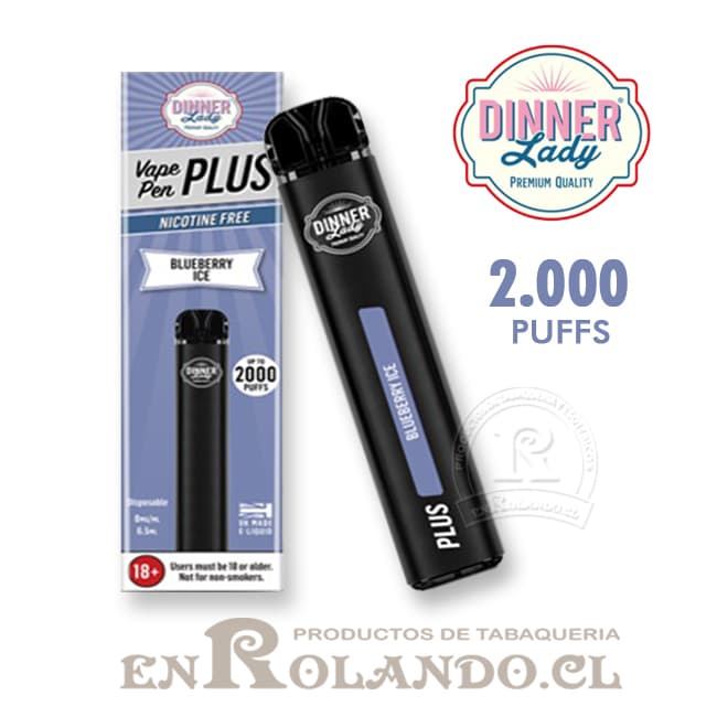 Vape Pen Plus - Arándanos ICE 2.000 Puffs