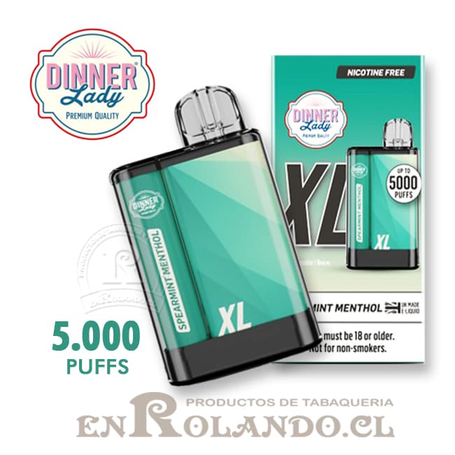 Vape Pen XL - Menta - Menthol 5.000 Puffs