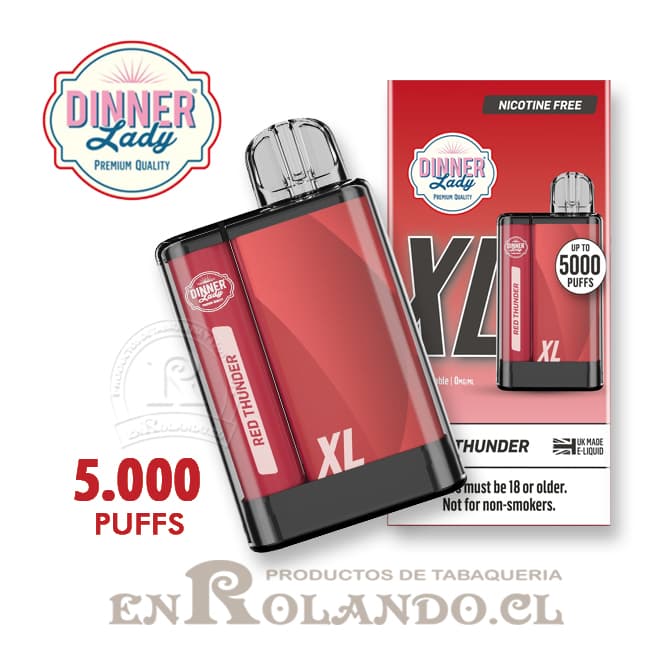 Vape Pen XL - Trueno Rojo 5.000 Puffs