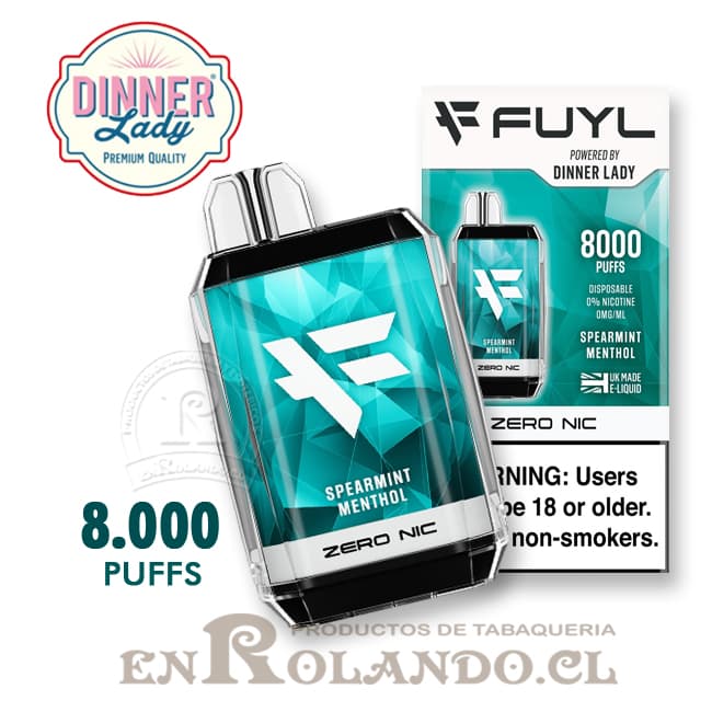 Vape Pen Fuyl - Menta - Menthol 8.000 Puffs