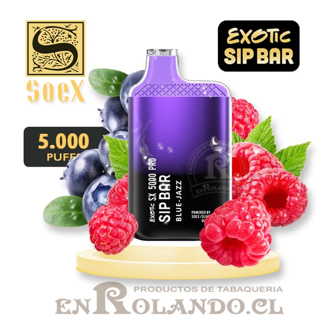 Vape Exotic Sip Bar - Blue Jazz 5.000 Puffs