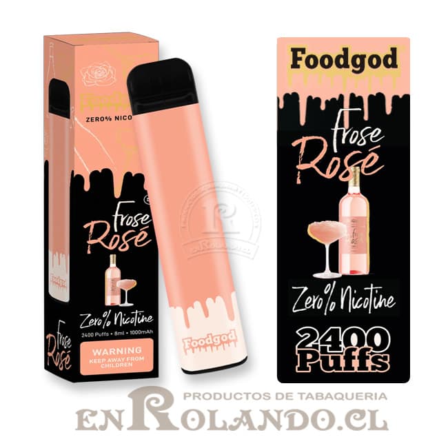 Vape Foodgod Zero - Frose Rose 2.400 Puffs