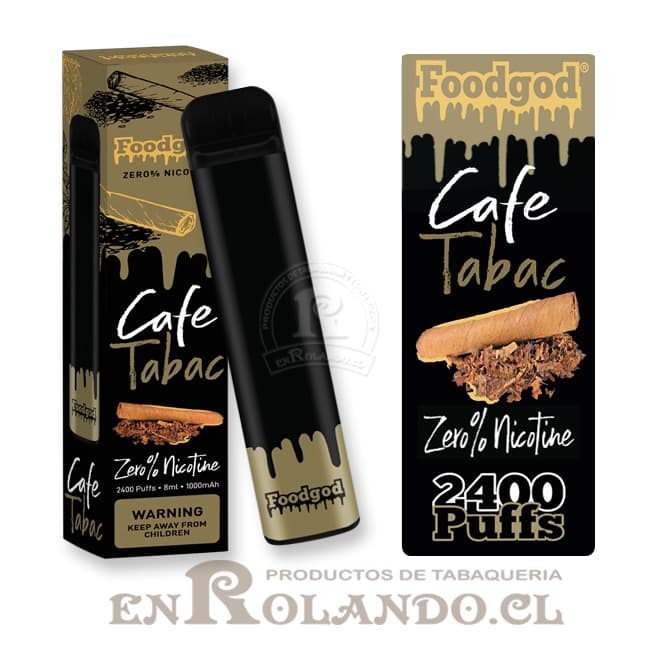 Vape Foodgod Zero - Café Tabac 2.400 Puffs