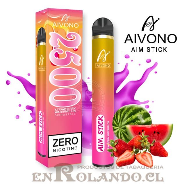 Vape Aivono - Frutilla - Sandía 2.500 Puffs