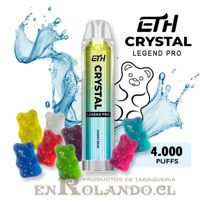 Vape ETH Crystal Legend Pro - Gummy Bear 4.000 Puffs