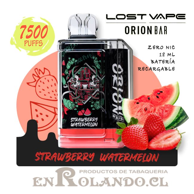 Lost Vape Orion Bar - Frutilla - Sandía 7.500 Puffs