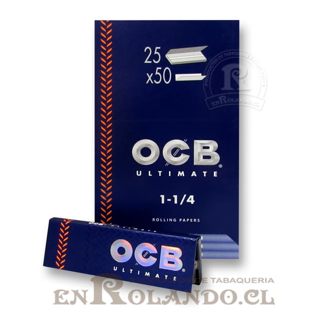 Papelillos OCB Ultimate 1 1/4 - Display de 25 Uds.