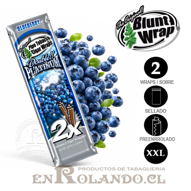 Blunt Wrap Platinum Blueberry