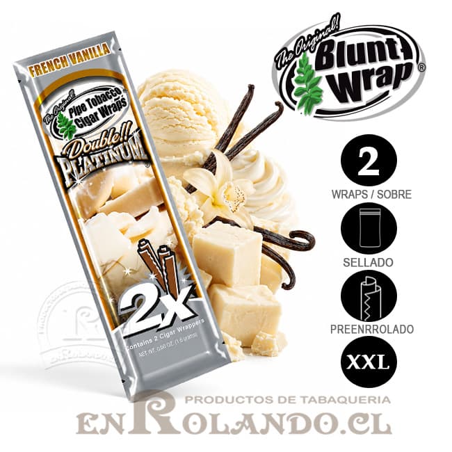 Blunt Wrap Platinum French Vainilla