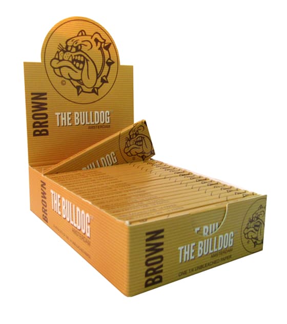 Papelillos The Bulldog Brown 1 1/4 - Display
