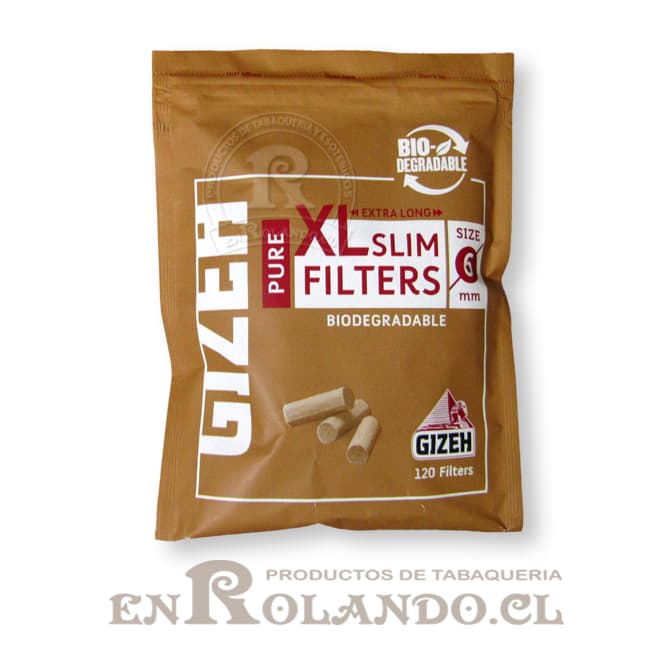 Filtros Gizeh Pure, Orgánicos - Bolsa