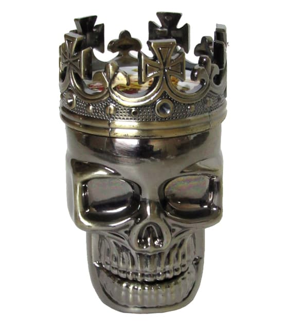 Moledor (Grinder) Metálico Calavera - 3 Pisos