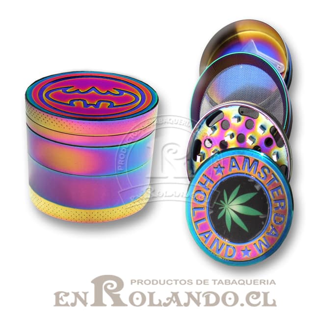 Moledor Metalico Tornasol Diseños - 3 pisos
