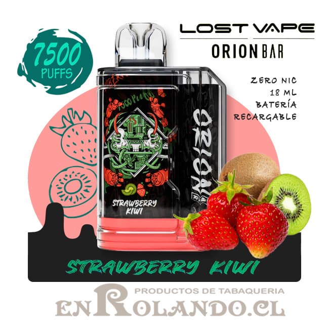 Lost Vape Orion Bar - Frutilla - Kiwi 7.500 Puffs