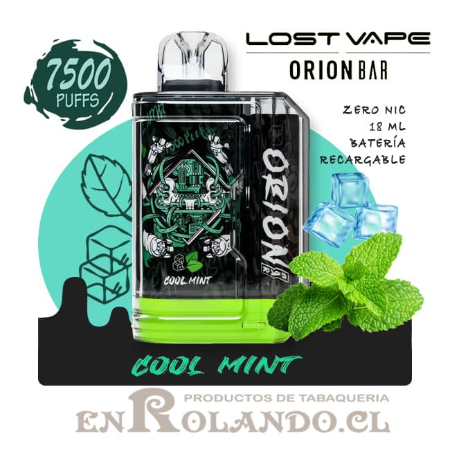 Lost Vape Orion Bar - Menta ICE 7.500 Puffs