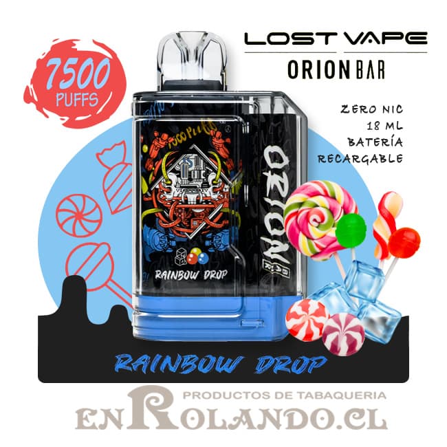 Lost Vape Orion Bar - Gota de Arcoiris 7.500 Puffs